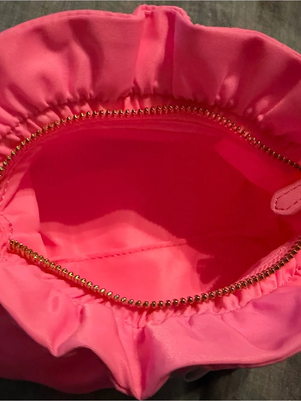 Stoney Clover Lane Bow Pouch in Bubblegum/ Sky